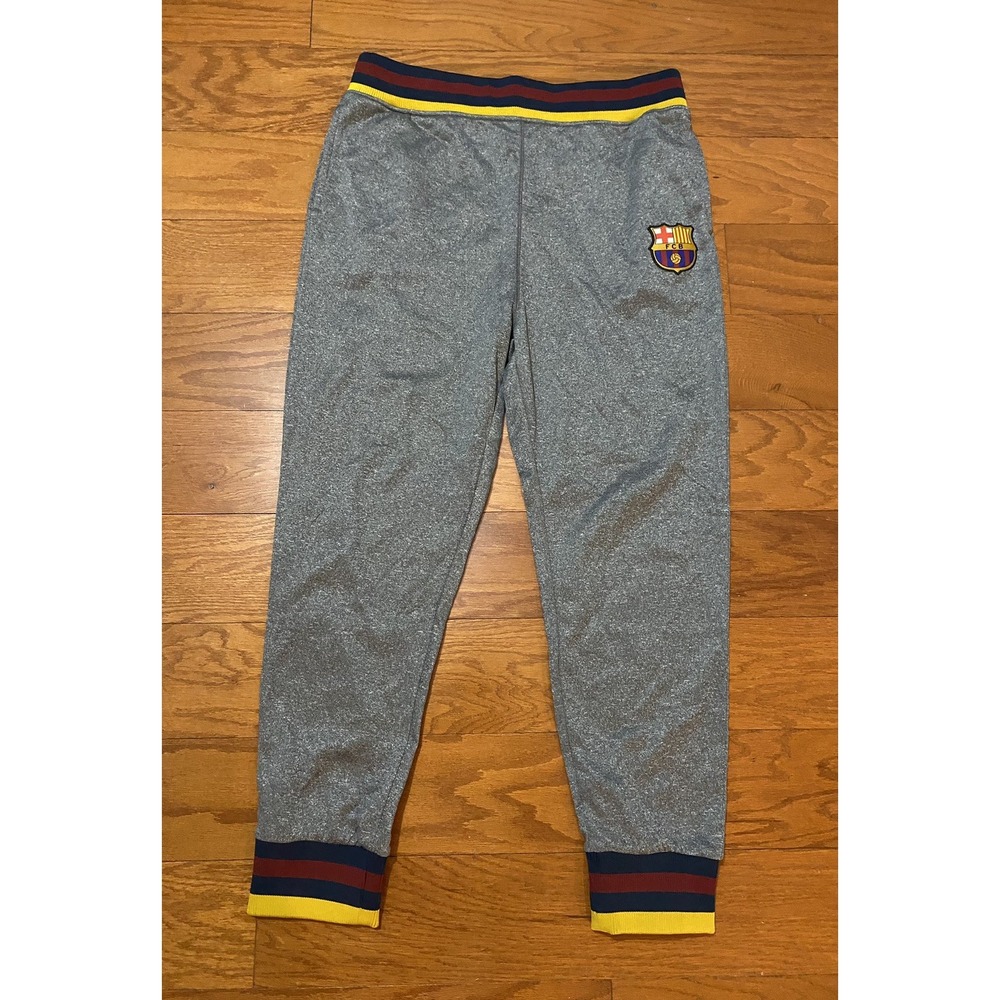 FC Barcelona Pants Mens XL Joggers FCB Athletic Track Sweatpants Excellent Condi